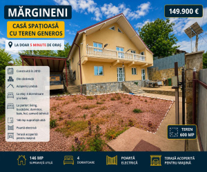 imobiliare, casa de vanzare, bacau, Margineni, 