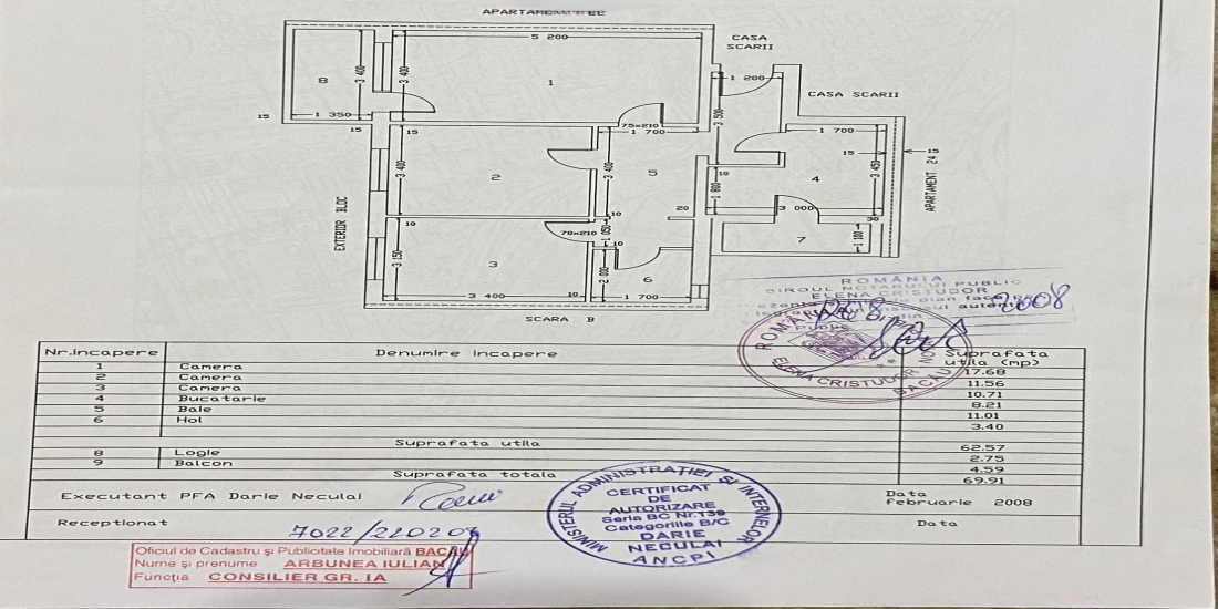 Cornisa, ,Apartament 3 camere,Vanzare,2179